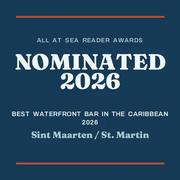 ALL AT SEA Reader Awards: nominated, Best Waterfront Bar in the Caribbean 2026